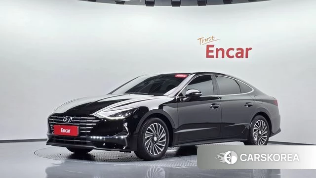 Hyundai Sonata Hybrid (DN8) 2022 Черный из Кореи