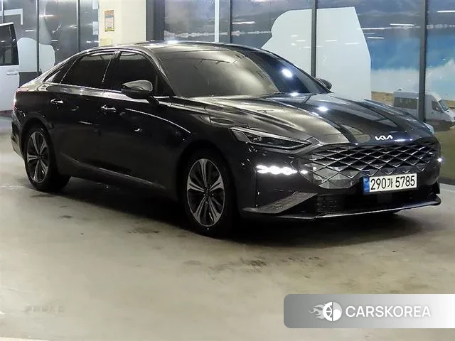 Kia K8 Hybrid 2021 Серый из Кореи