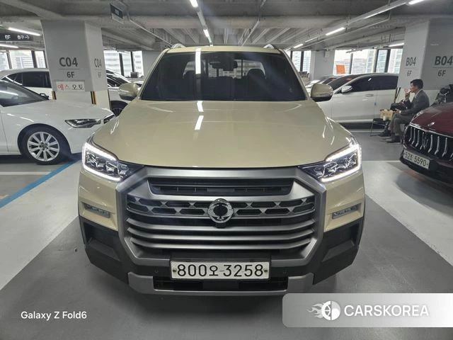 Ssangyong The New Rexton Sport 2024 Жемчужный цвет из Кореи