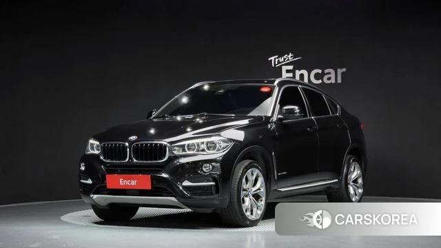 BMW X6 (F16) 2019 Черный из Кореи