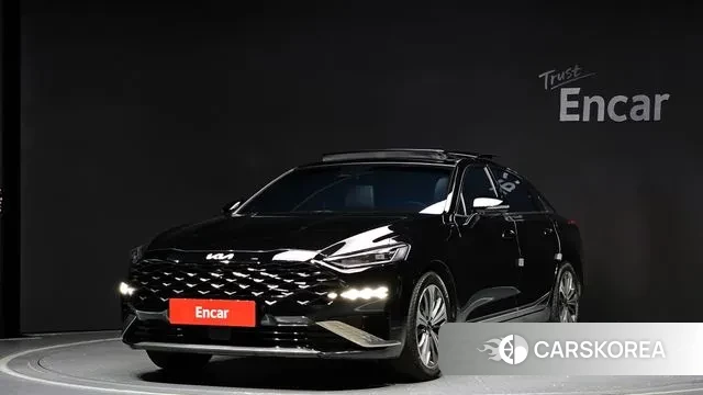 Kia K8 Hybrid 2023 Черный из Кореи