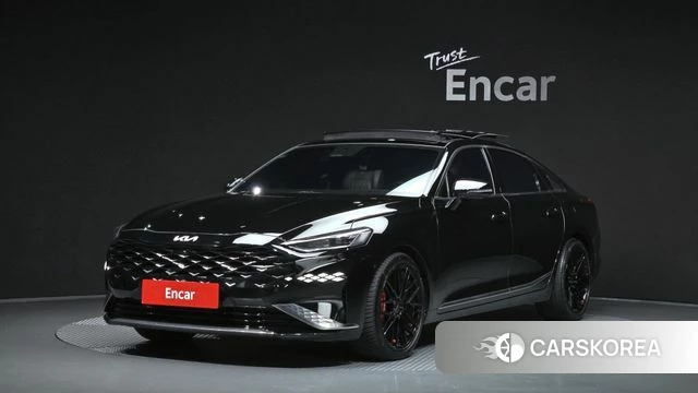 Kia K8 Hybrid 2021 Черный из Кореи