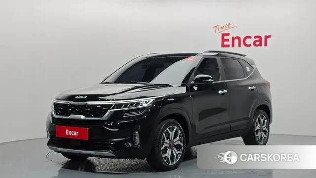 Kia Seltos 2022 Черный из Кореи