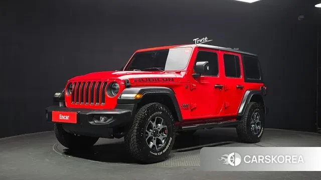 Jeep Wrangler (JL) 2021 Красный из Кореи