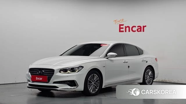 Hyundai Grandeur IG Hybrid 2018 Белый из Кореи