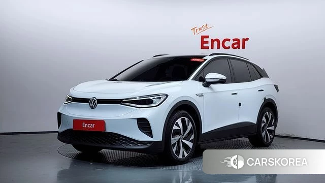Volkswagen ID.4 2023 Белый из Кореи