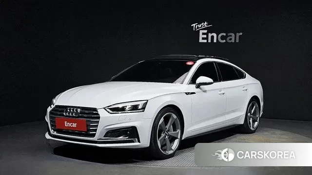 Audi A5 (F5) 2019 Белый из Кореи