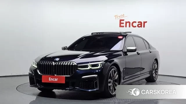 BMW 7 Series (G11) 2020 Черный из Кореи