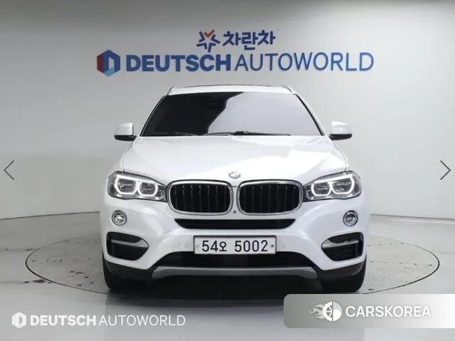 BMW X6 (F16) 2018 Белый из Кореи