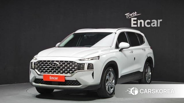Hyundai The New Santa Fe 2023 Белый из Кореи