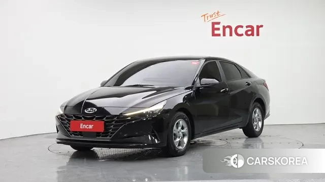 Hyundai Avante (CN7) 2021 Черный из Кореи