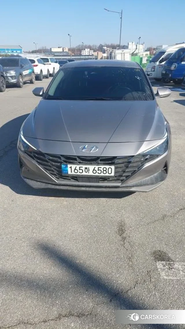 Hyundai Avante Hybrid (CN7) 2021 Серый из Кореи
