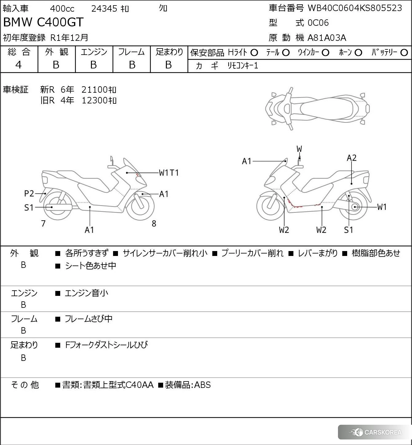 BMW C400GT 2019 из Японии, фото 5