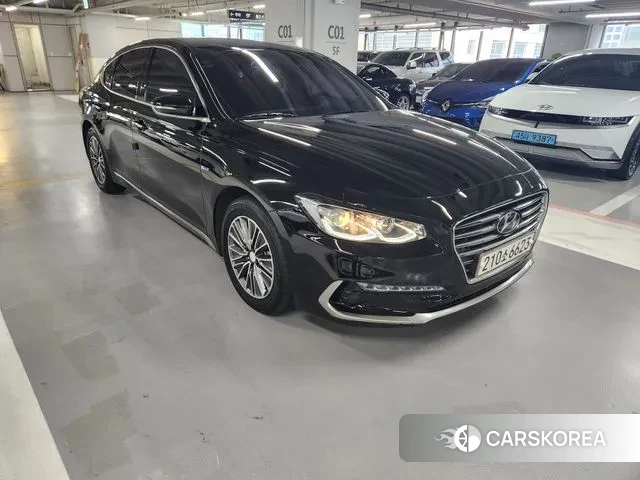 Hyundai Grandeur IG Hybrid 2018 Черный из Кореи