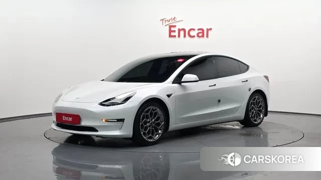 Tesla Model 3 2021 Белый из Кореи