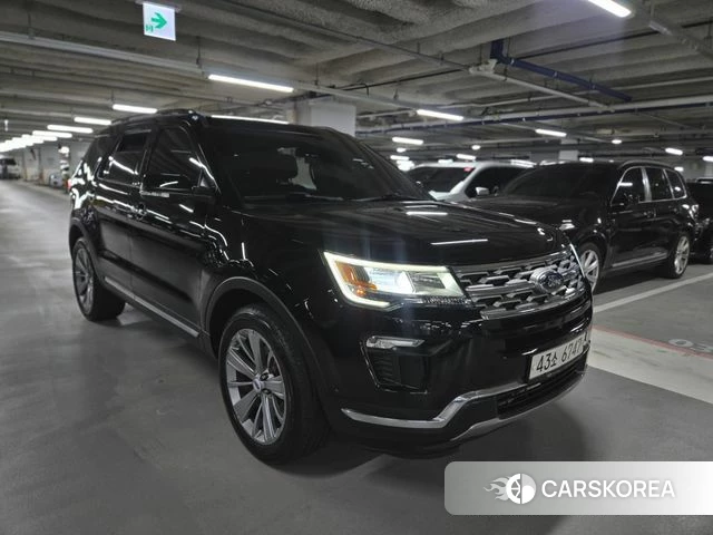Ford Explorer 2018 Черный из Кореи