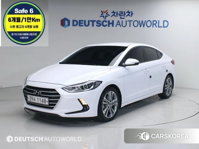 Hyundai Avante AD 2018 Белый из Кореи