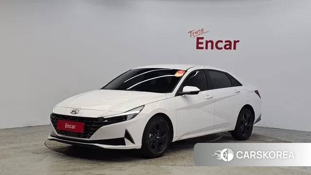 Hyundai Avante (CN7) 2023 Белый из Кореи