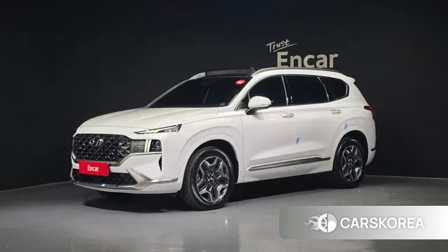 Hyundai The New Santa Fe 2023 Белый из Кореи