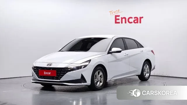 Hyundai Avante (CN7) 2021 Белый из Кореи