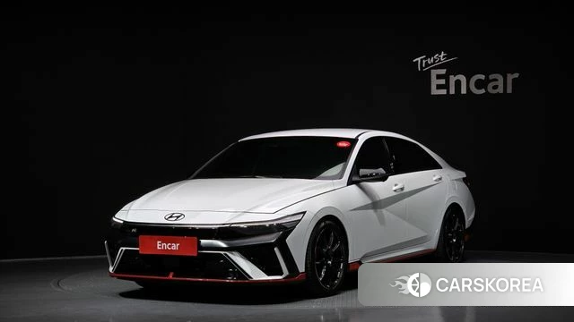 Hyundai The New Avante (CN7) 2024 Белый из Кореи