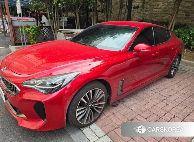 Kia Stinger 2019 Красный из Кореи