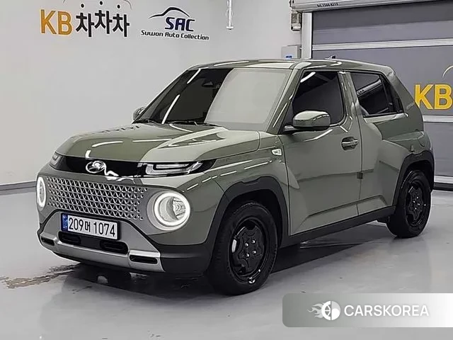 Hyundai Casper 2021 Светло-зеленый из Кореи