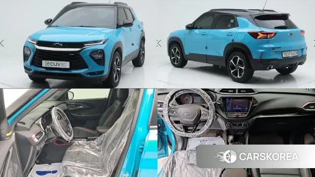 Chevrolet (GM Daewoo) Trailblazer 2021 Синий из Кореи