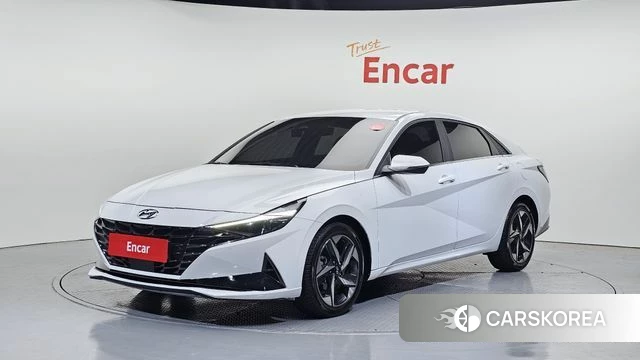 Hyundai Avante (CN7) 2020 Белый из Кореи