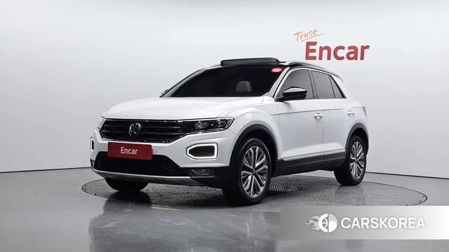 Volkswagen T-Roc 2021 Белый из Кореи