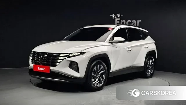 Hyundai Tucson Hybrid (NX4) 2021 Белый из Кореи