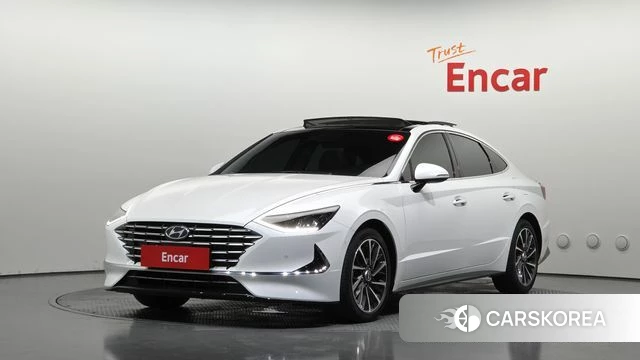 Hyundai Sonata Hybrid (DN8) 2021 Белый из Кореи