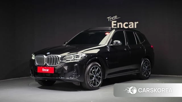 BMW X3 (G01) 2024 Черный из Кореи