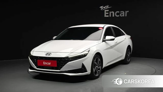 Hyundai Avante (CN7) 2022 Белый из Кореи