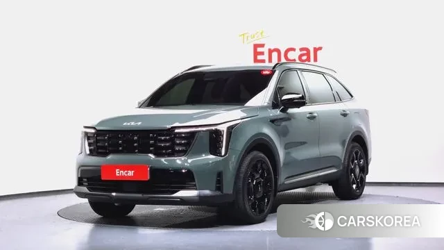 Kia The New Sorento 4th Generation 2023 Светло-зеленый из Кореи