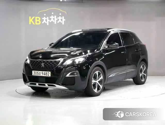 Peugeot 3008 second generation 2019 Черный из Кореи