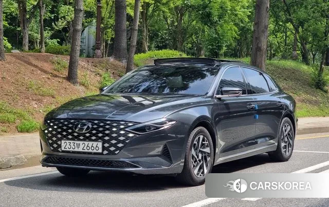 Hyundai The New Grandeur IG Hybrid 2021 Серый из Кореи