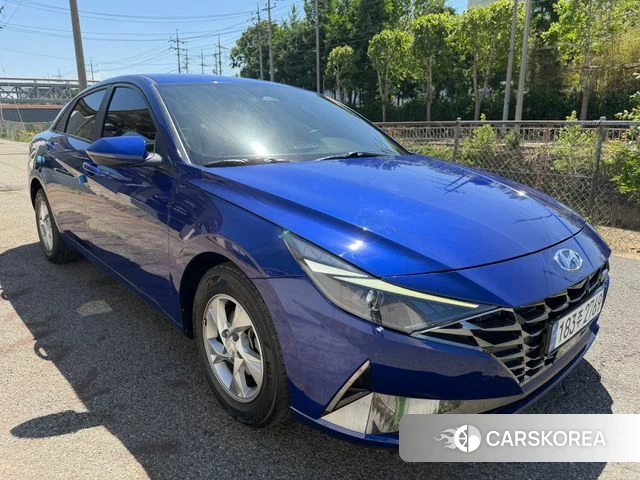 Hyundai Avante (CN7) 2020 Синий из Кореи
