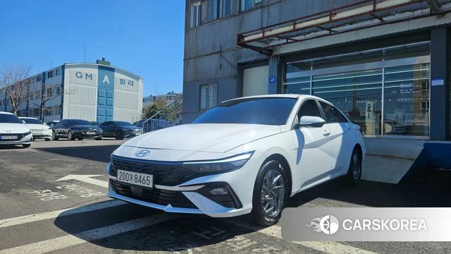 Hyundai The New Avante Hybrid (CN7) 2025 Белый из Кореи