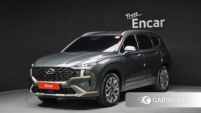 Hyundai The New Santa Fe 2022 Серый из Кореи