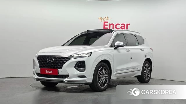 Hyundai Santa Fe TM 2019 Белый из Кореи