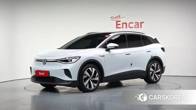 Volkswagen ID.4 2022 Белый из Кореи