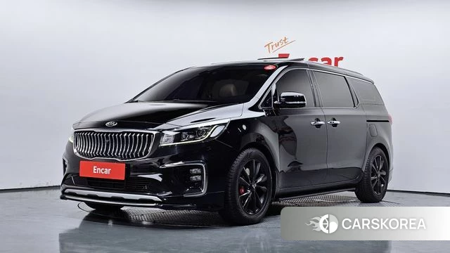 Kia The New Carnival 2018 Черный из Кореи