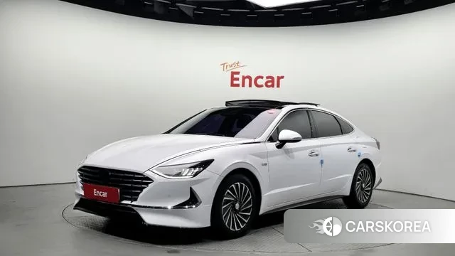 Hyundai Sonata Hybrid (DN8) 2019 Белый из Кореи