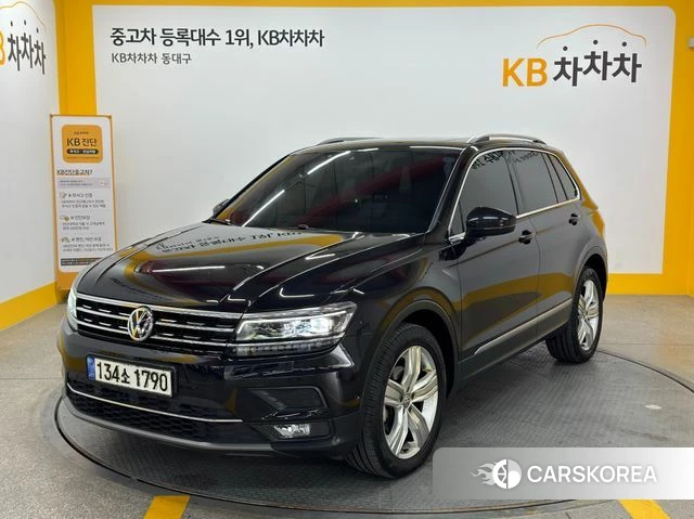 Volkswagen Tiguan second Generation 2020 Черный из Кореи