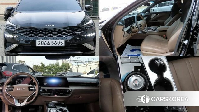 Kia K8 2023 Черный из Кореи