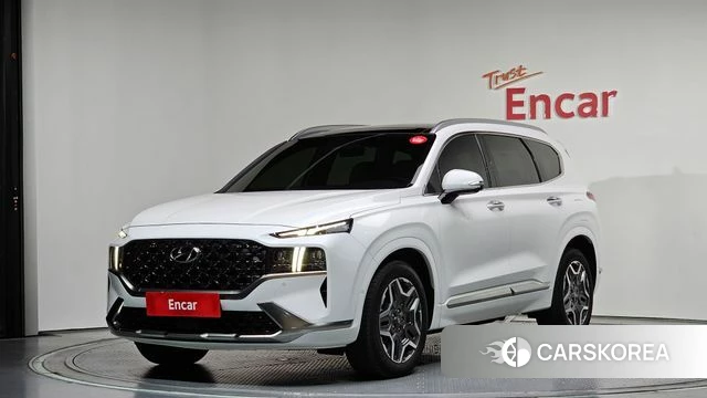 Hyundai The New Santa Fe 2022 Белый из Кореи