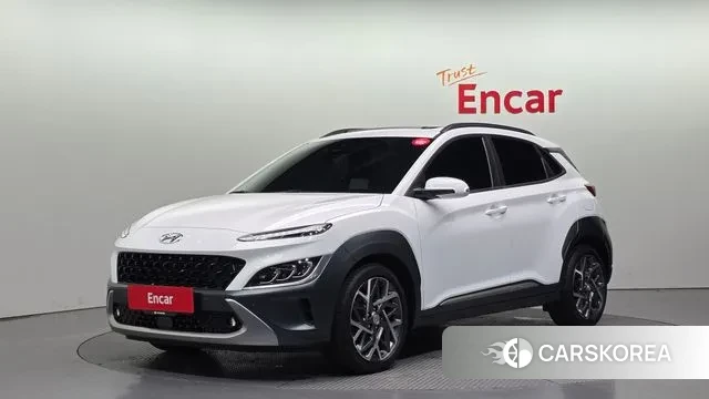 Hyundai The New Kona Hybrid 2023 Белый из Кореи