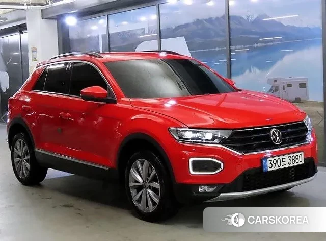 Volkswagen T-Roc 2021 Красный из Кореи