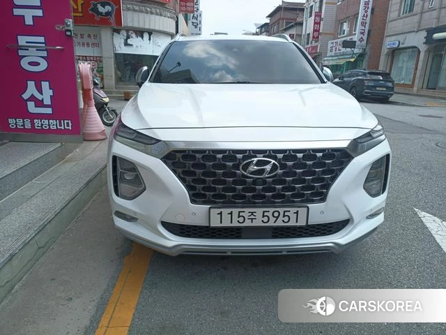 Hyundai Santa Fe TM 2020 Белый из Кореи